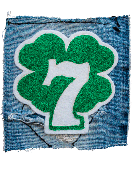 Baltimore's Lucky 77 chain-stitch patch
